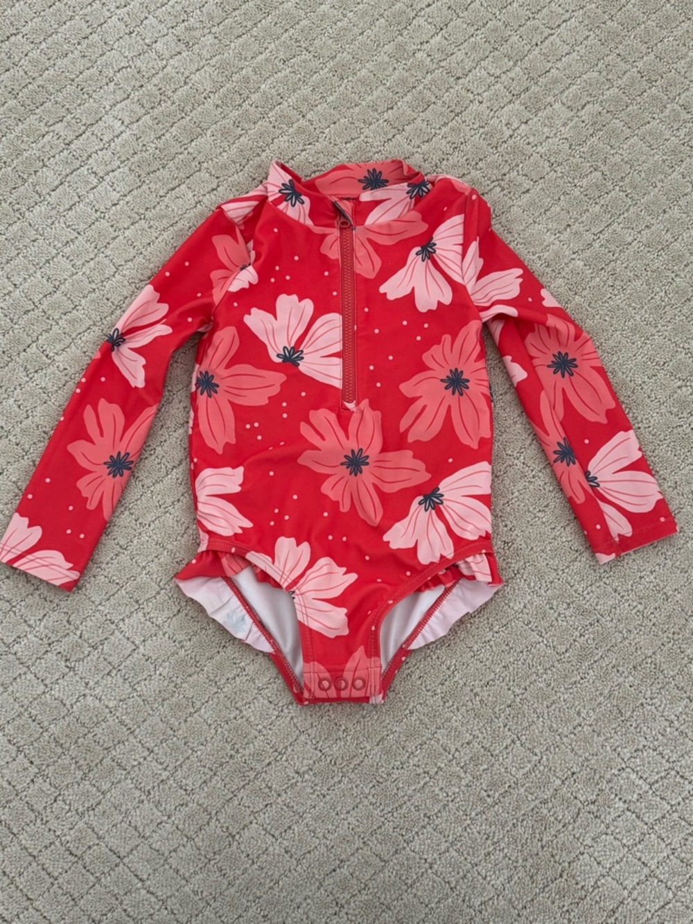 Simple Joys Carter's Girl One-Piece Swimsuit Rashguard